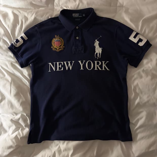 폴로 빅포니 치프키프 뉴욕 네이비