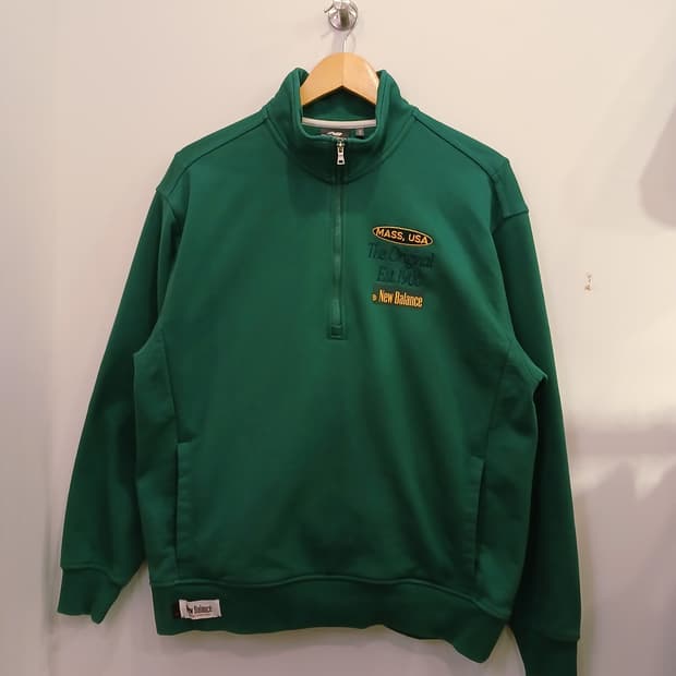 뉴발란스 하프집업 맨투맨 M