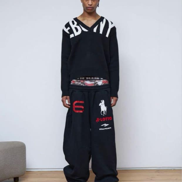 Mowalola atl 스웻팬츠 m