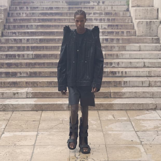 46 / Rick Owens 릭오웬스 SS24 런웨이 왁스 테크 자켓