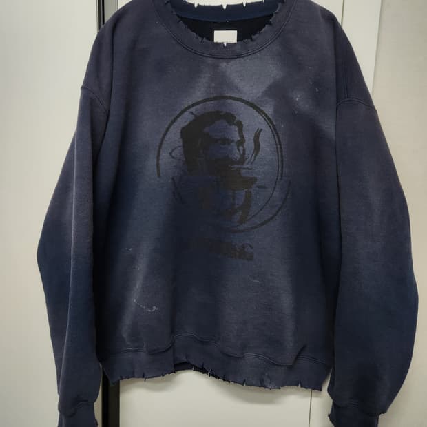 사스콰치패브릭 썬페이드데미지 스웻 L