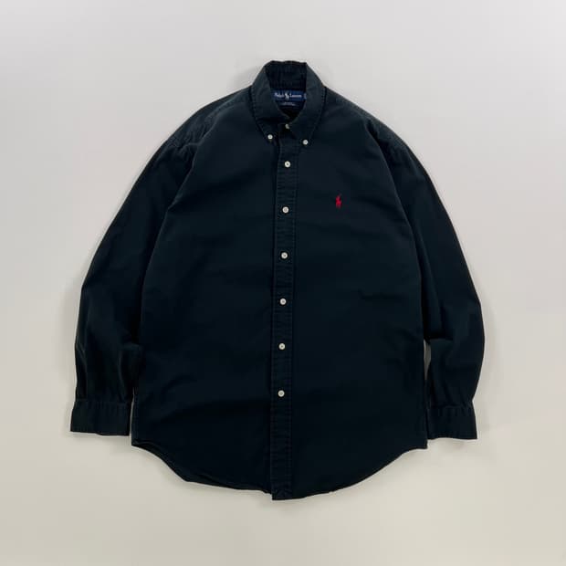 랄프로렌 블랙 옥스포드 셔츠