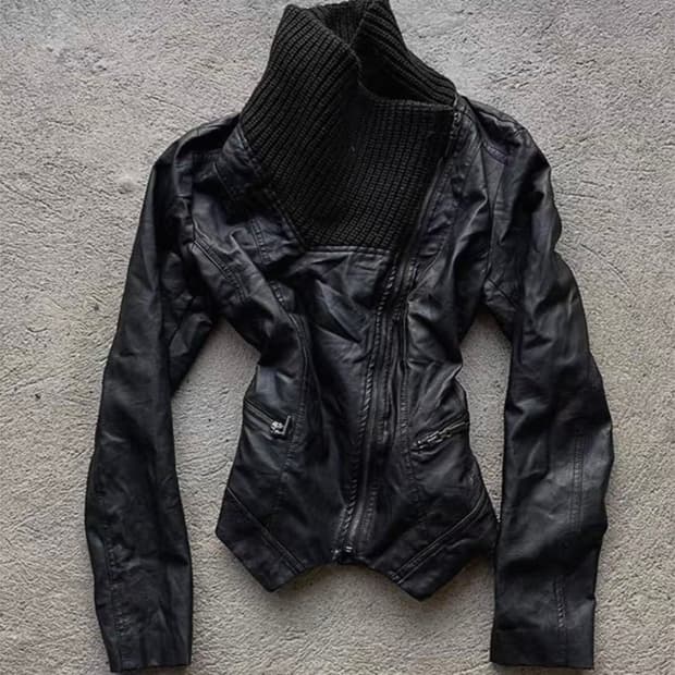 CHROME ANGEL LEATHER JACKET