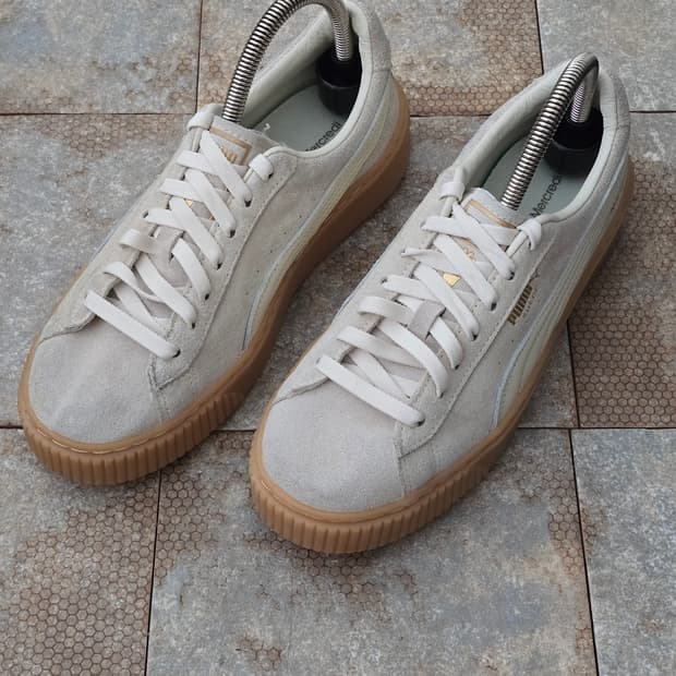 (255)푸마 마르디 메크르디 스웨이드 플랫폼