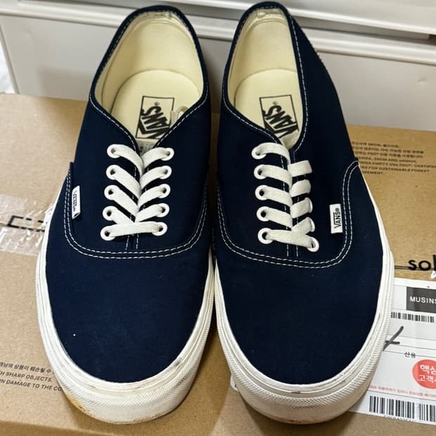 반스 어센틱 드레스블루 VN000BW5DTQ 300