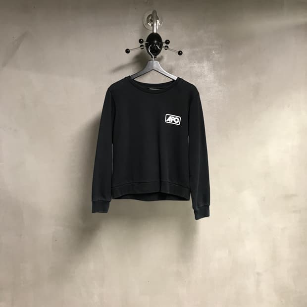 APC 아페쎄 맨투맨 블랙 S(W)