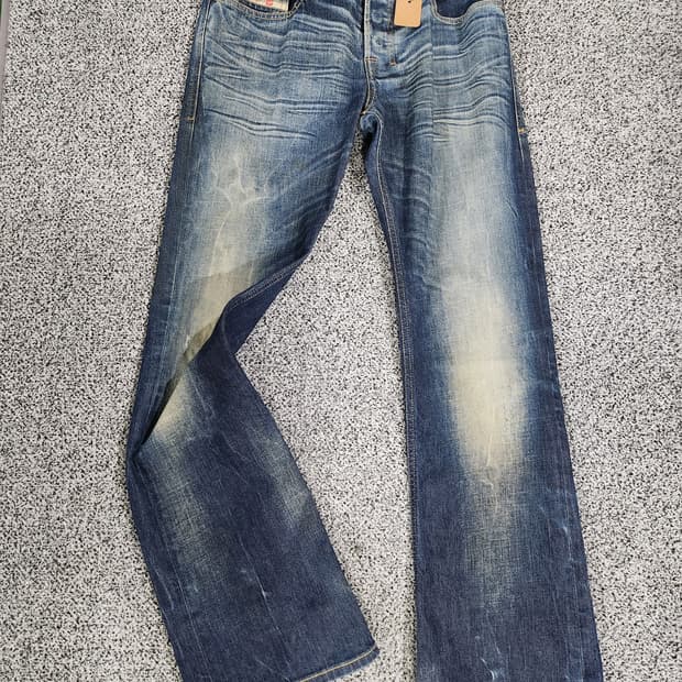 디젤(Diesel) 워싱 데님 팬츠-29