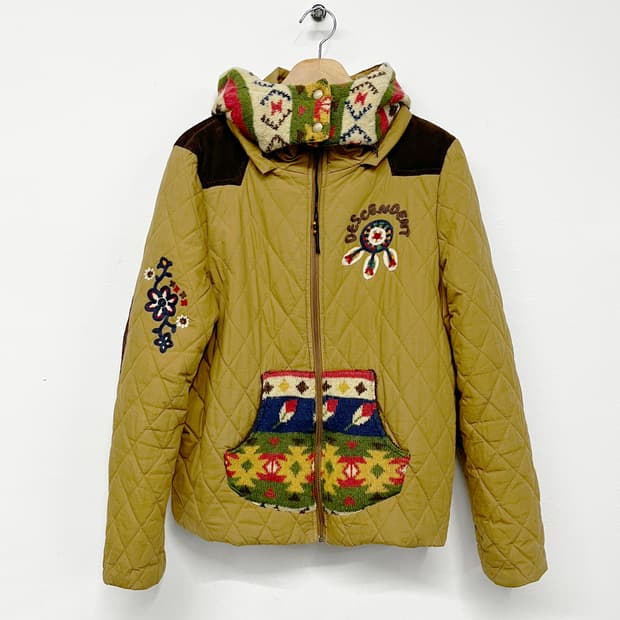  UNION MADE ROUGH 퀼팅 점퍼