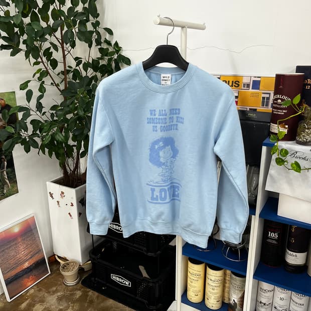 와일드동키 프린팅 스웻셔츠 XS