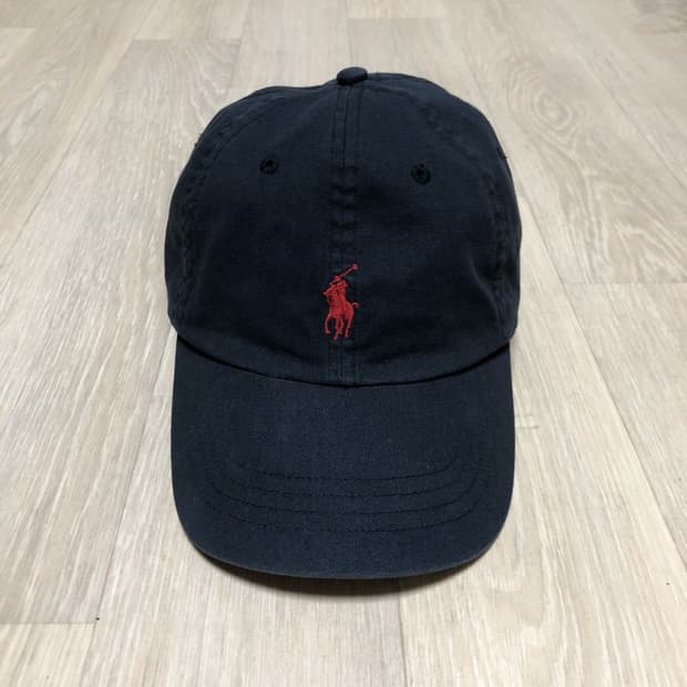 (ONE SIZE) 90's 폴로 랄프로렌 POLO 레더 스트랩 볼캡