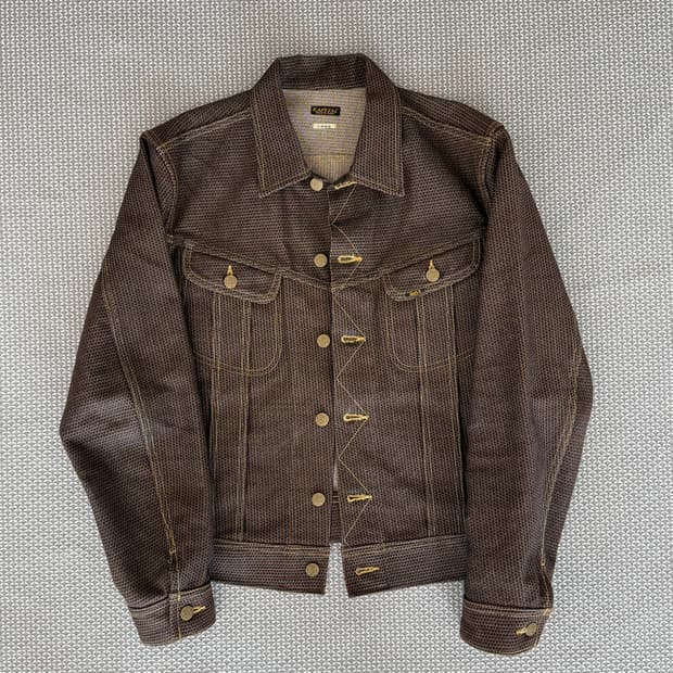 [42] 캐피탈 센츄리 데님 웨스터너 자켓 브라운