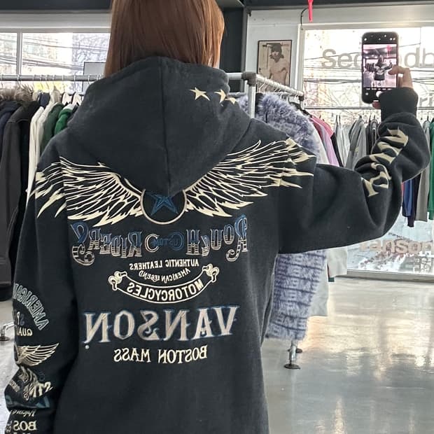 벤슨 벙커힐 블루스타 윙 후드집업