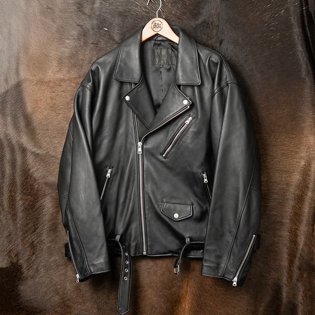 [110~120] FLASK 양가죽 더블라이더 자켓 