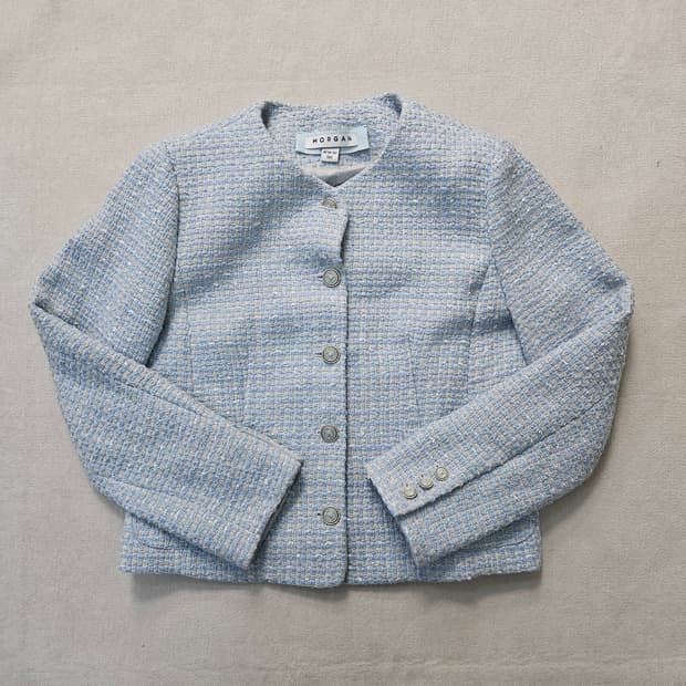 66 모간 트위드 자켓0310Y