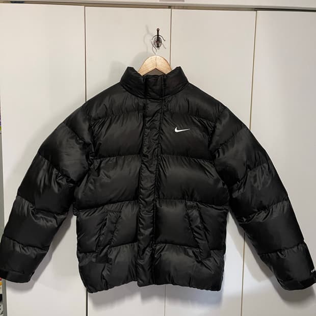 나이키 써마핏 블랙 패딩 L