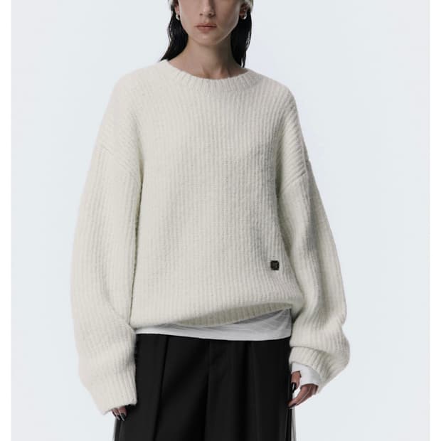 트리밍버드 스팽글 니트 