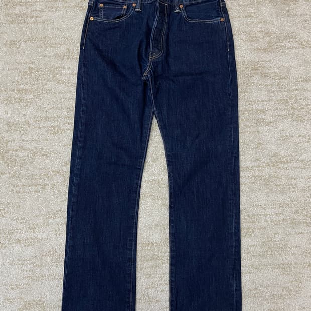[32]Levis 리바이스 501 리지드 생지 청바지 데님 진 