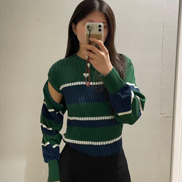 저널 스탠다드 볼레로 가디건 니트