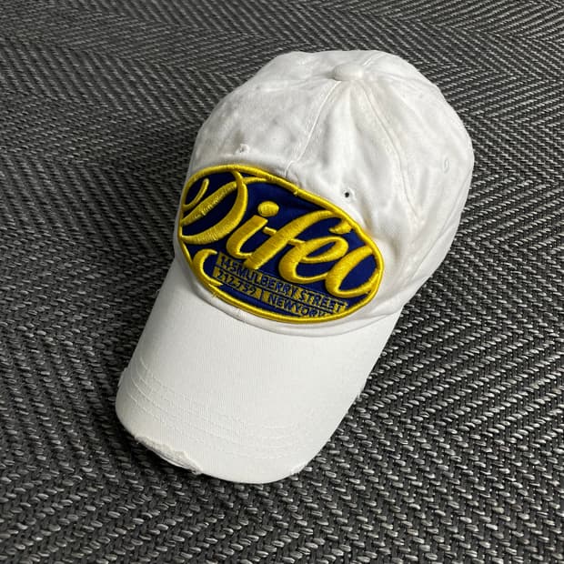 인터크루 y2k 빈티지 화이트 볼캡y 3794