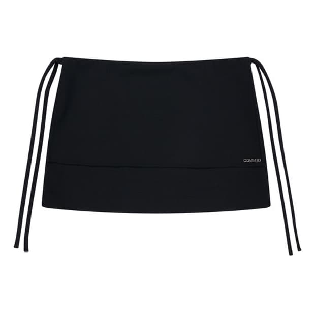 (구해요) 코이세이오 ribbon double skirt 블랙 2사이즈