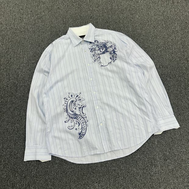 XL) CULTURA 빈티지 그런지 프린팅 셔츠