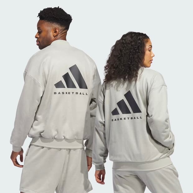 [아디다스] BASKETBALL SUEDED CREW SWEATSHIRT