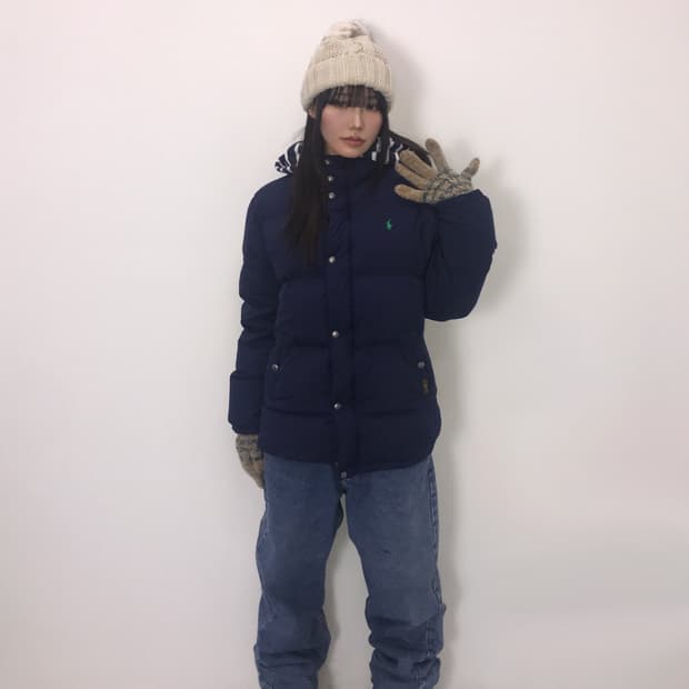 Polo Ralph Lauren Navy Puffer Jacket