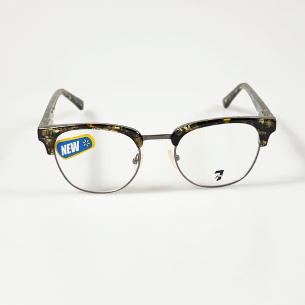 7kam 하금테 스퀘어 메탈 프레임 빈티지 안경