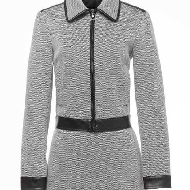 theory 띠어리 배색 자켓