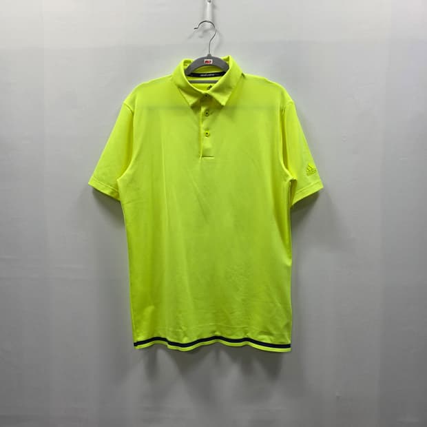 0176 아디다스 크레에이터 형광 반팔 폴로 L