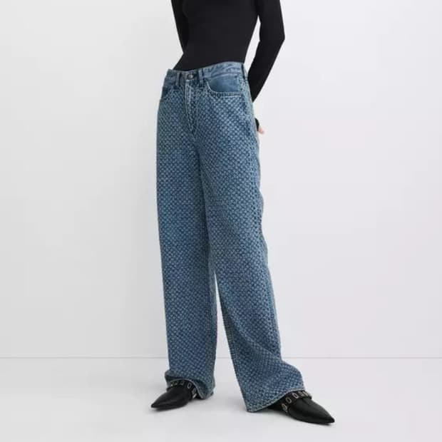 랙앤본 24 로건 와이드 데님 진