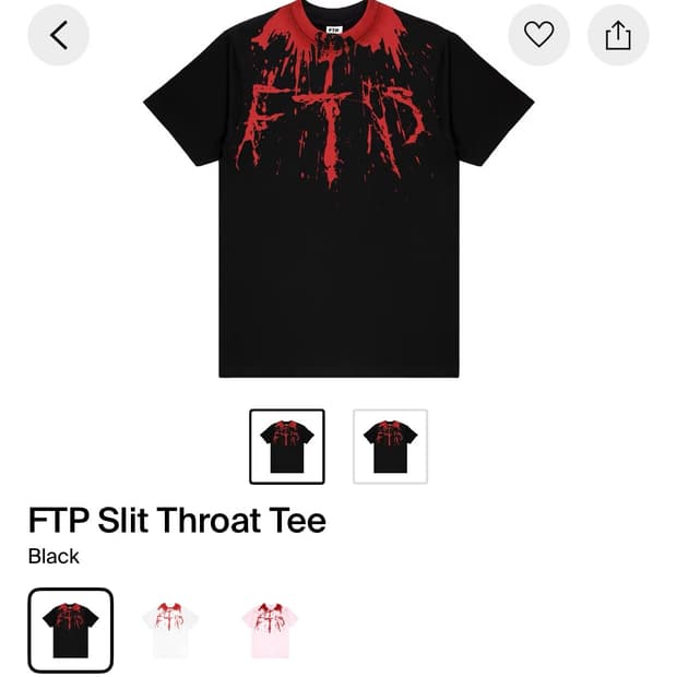 FTP slit throat tee