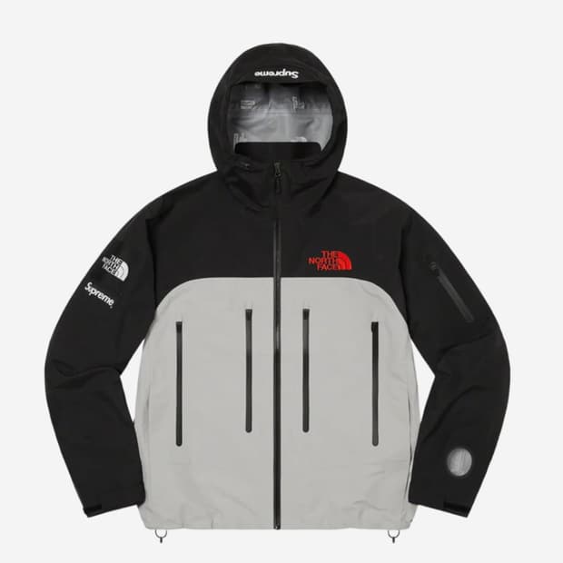 (L) 슈프림x노스페이스 테이프 심 자켓 - 22fw 