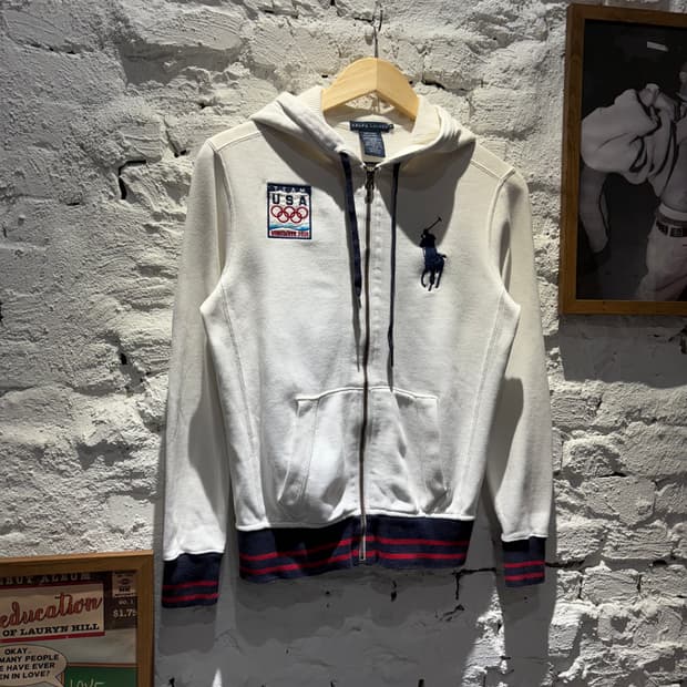 폴로 2010 벤쿠버 올림픽 USA team 빅포니 후드집업
