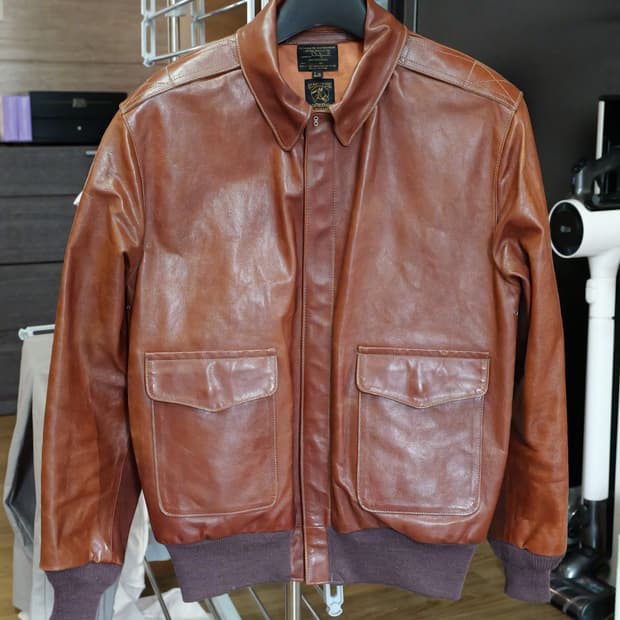 디아프바인 A-2 말가죽 자켓 L사이즈