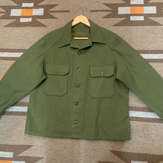 미군 오리지널 og-108 울 필드 셔츠 L
