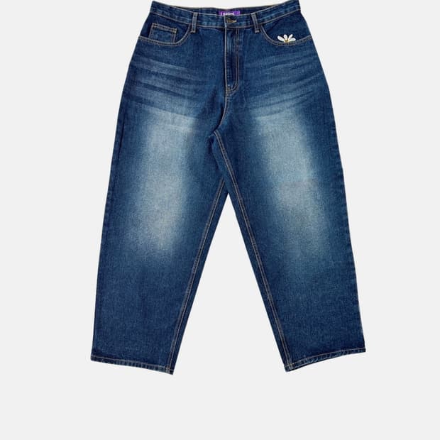 라브로스 서울 캣 브러쉬 배기진 인디고 L