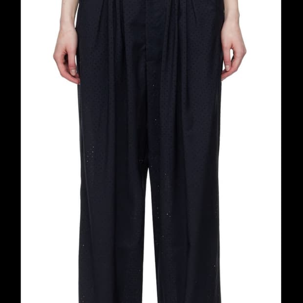 [M] 블레스 울트라 와이드 플리츠 팬츠