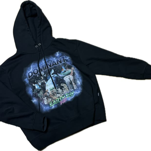 DOMINANT Earth Day 그래픽 후드티