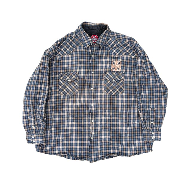 00s west coast choppers 웨스턴 체크셔츠