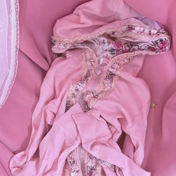 리즈리사깔 로맨틱갸루 후드집업