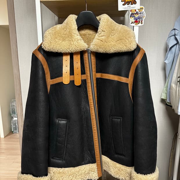 디젤 가죽 무스탕