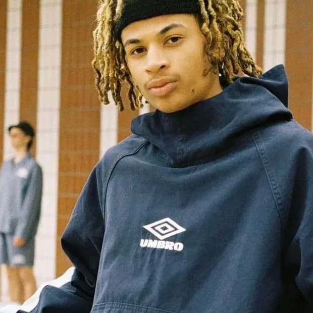 [L] 엄브로 드릴탑 스모크 자켓 리암갤러거