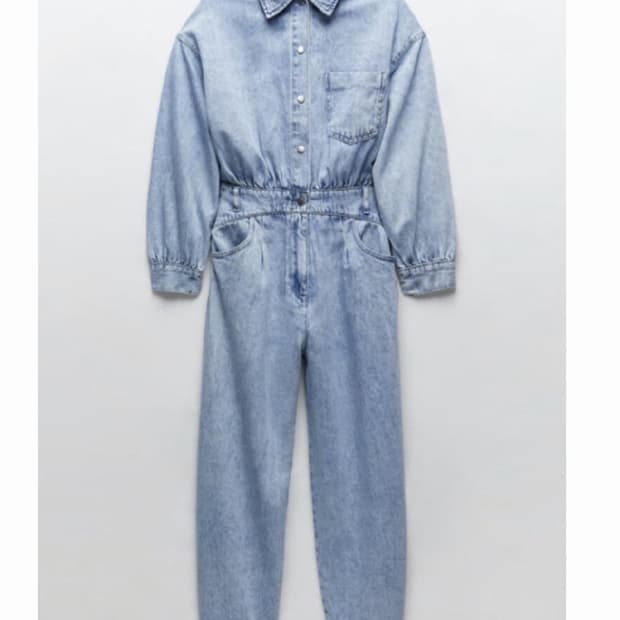 ZARA 워커 데님 점프수트