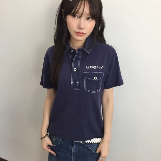 00s Polo Jeans Contrast Pocket Polo
