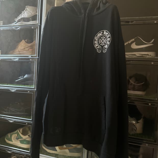 크롬하츠 홀스슈 후드 블랙 - 한국 한정 XL