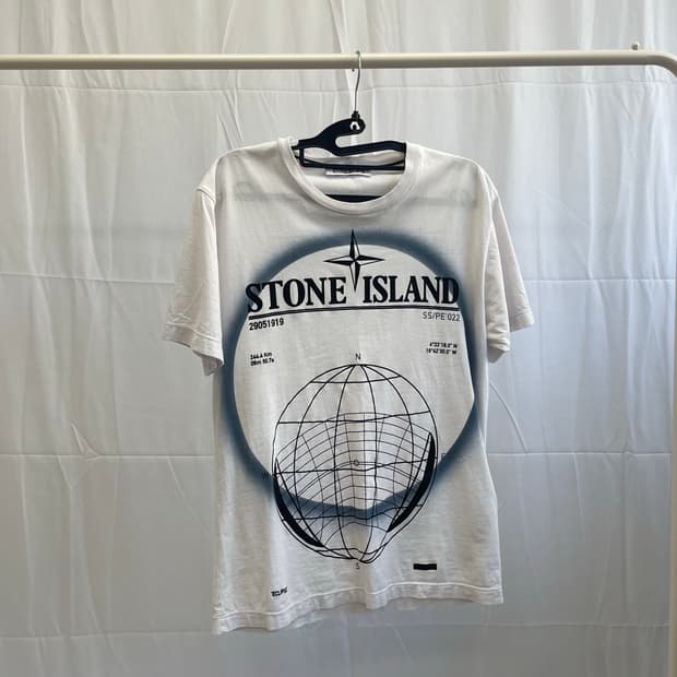 [새상품급] 스톤아일랜드 이클립스 가먼트 다이드 반팔 티셔츠 [S]