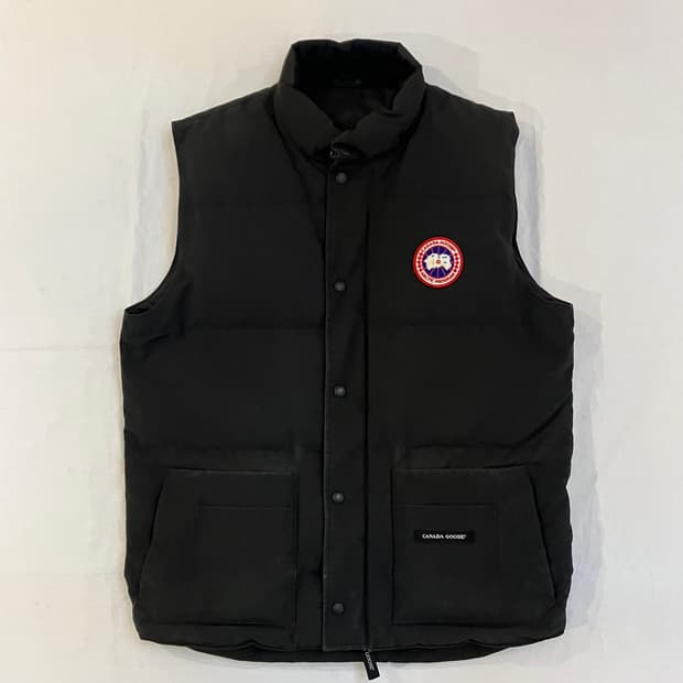 캐나다구스 프리스타일 크루 패딩조끼 블랙