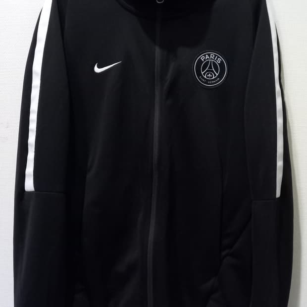 나이키 희귀 psg 파리생제르망 블랙 트랙탑 저지 져지집업 90