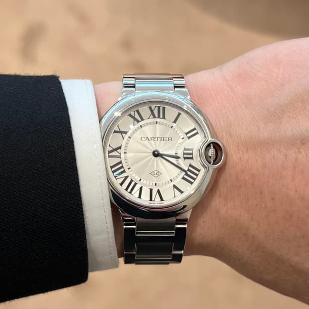 희기) 정품 까르띠에 발롱블루 36mm 리미티드 LC 한정판